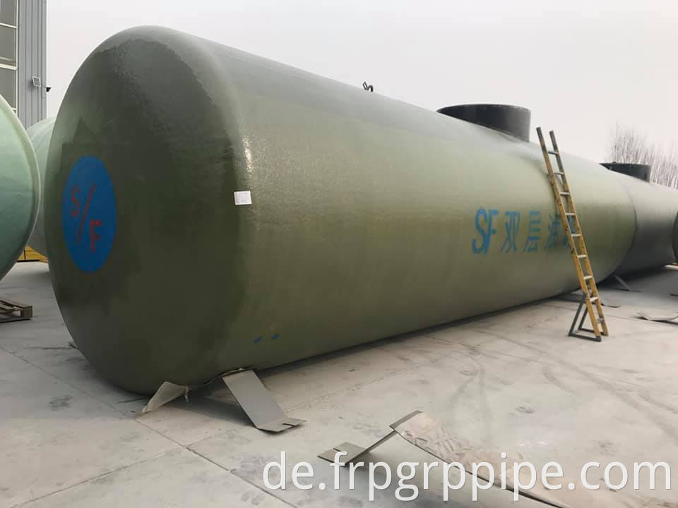 Industrieglasstahl SF Oil Lagertank Diesel -Tank